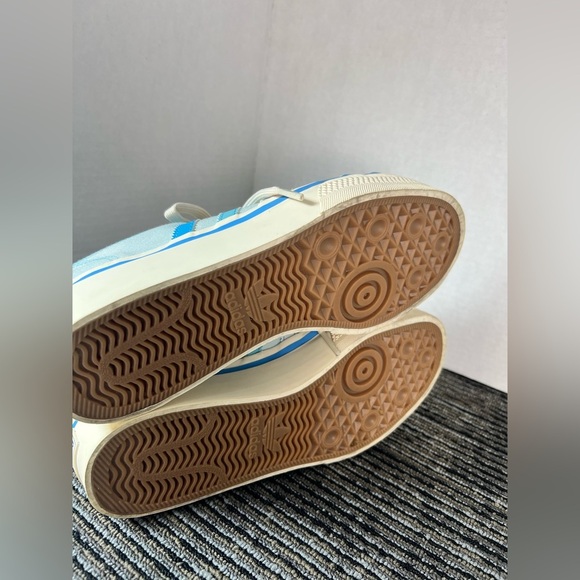 Adidas Parley Nizza light blue lace-up platform sneakers Women 6.5 - Picture 13 of 14